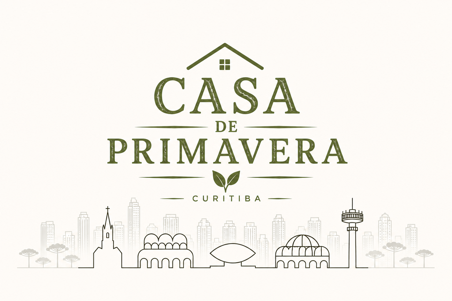 Identidade oficial da Casa de Primavera em Curitiba